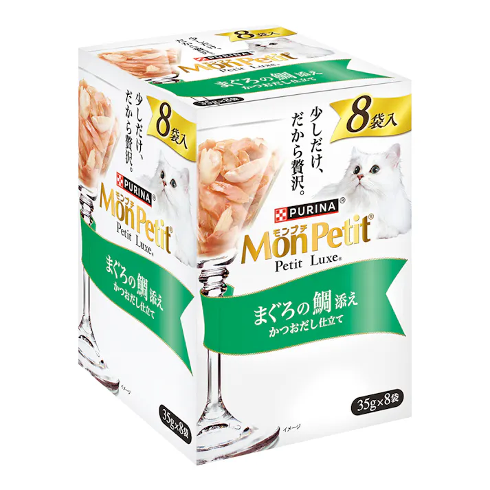 モンプチ プチリュクス まぐろの鯛添え 8P