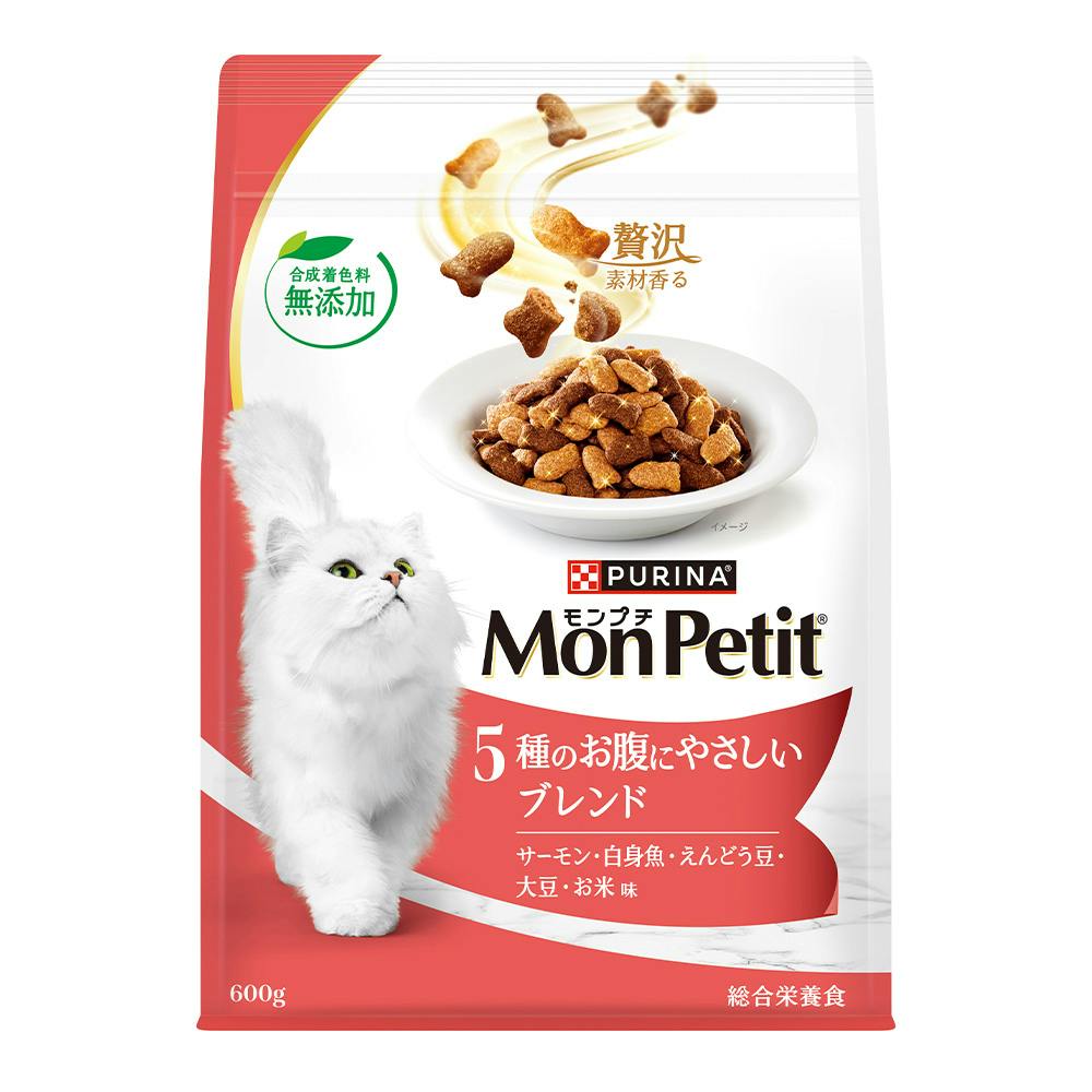 モンプチバッグ 5種のお腹にやさしいブレンド 猫用ドライフード モンプチバッグ 5種のお腹にやさしいブレンド 猫用ドライフード