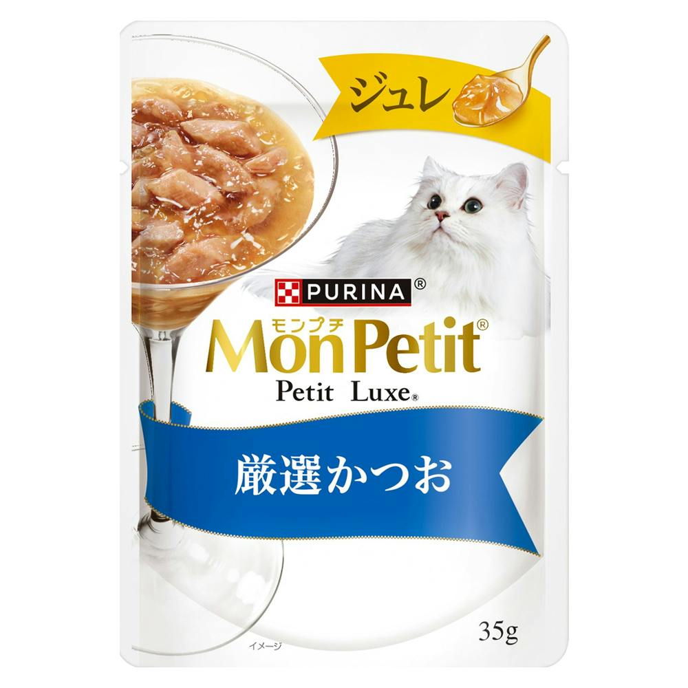 モンプチプチリュクス ジュレ 厳選かつお 35g | キャットフード 通販