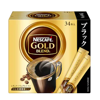 ネスレ ネスカフェ ゴールドブレンド スティック ブラック 34本入(販売終了)