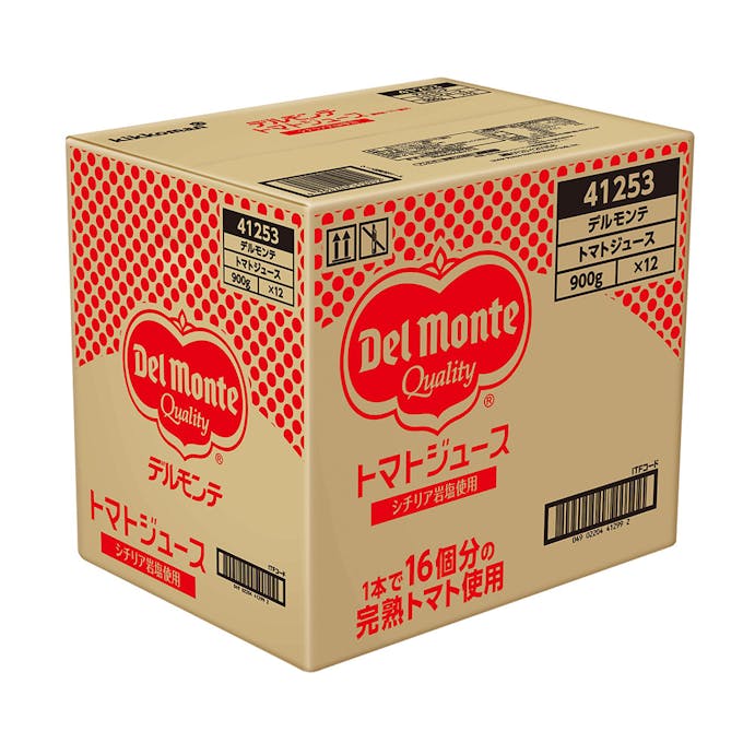 【ケース販売】デルモンテ トマトジュース 900g×12本