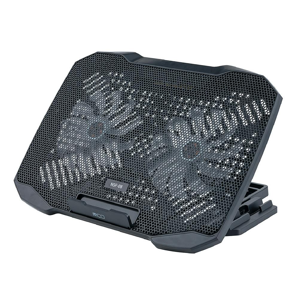 ノートPC用クーラー 2WAY2FANコンパクト 黒 NSF-08BK