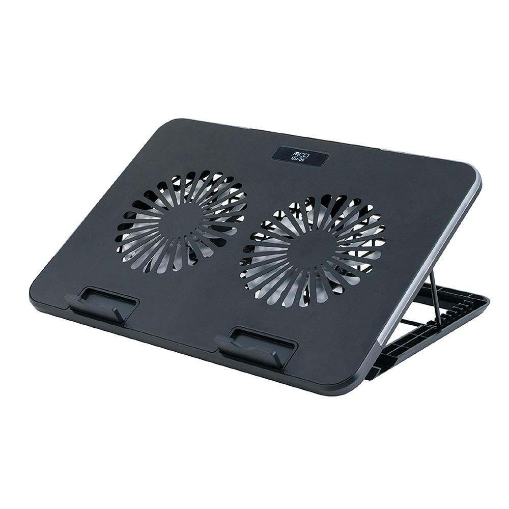 ノートPC用クーラー 2WAY2FANスタンダード 黒 NSF-09BK