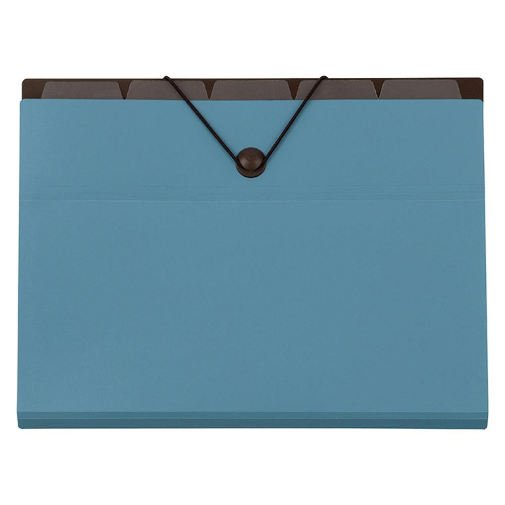 filemo ファイルモ バッグインファイル A4 6ポケット ブルー