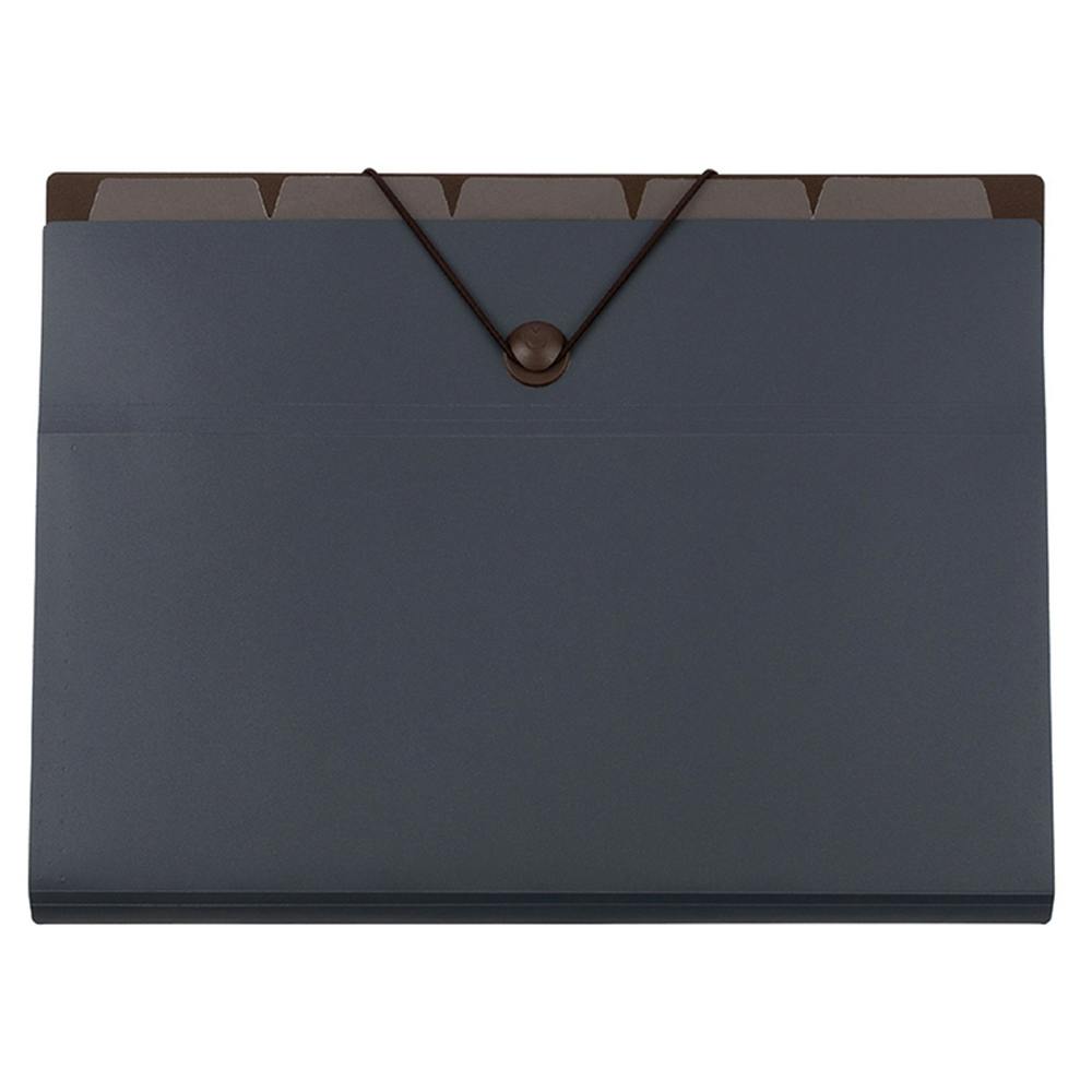 filemo ファイルモ バッグインファイル A4 6ポケット ダークグレー