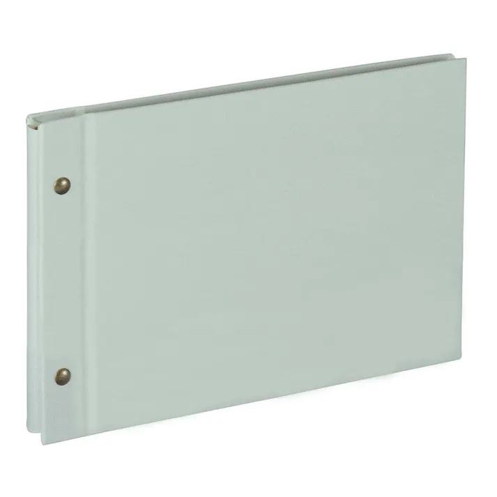 ナカバヤシ ハルマー 外ビス式アルバム A5 プラコート台紙(クラフト) ミントブルー