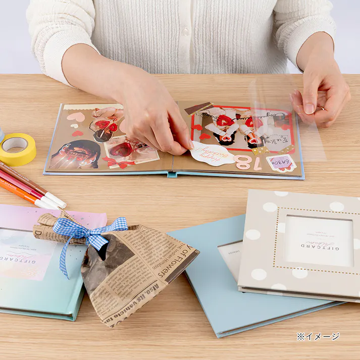 ギフトカードアルバム スクエアミニサイズ ベーシック ハニーイエロー