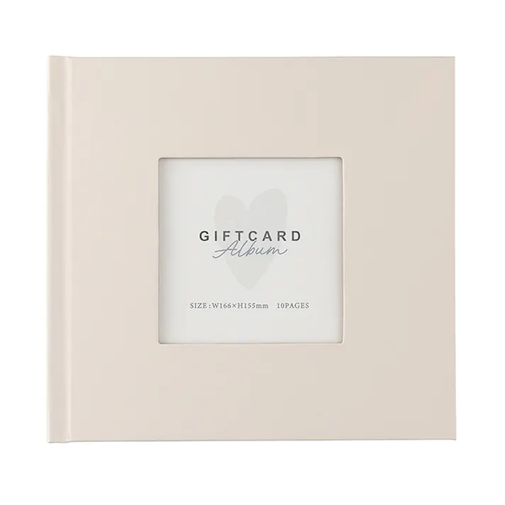 ギフトカードアルバム スクエアミニサイズ ベーシック ハニーイエロー
