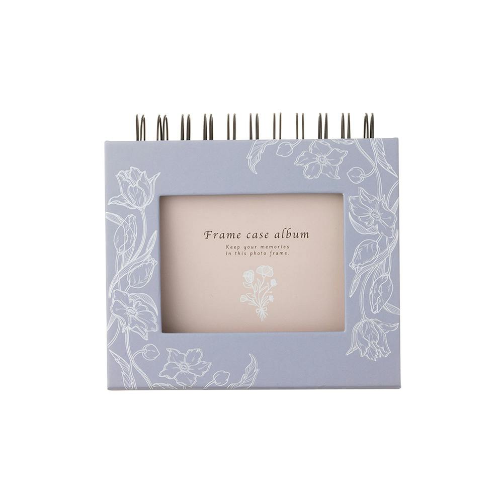 フォトランク フレームケースアルバム L判60枚収納 フラワー