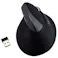 無線 静音5ボタンエルゴノミクスマウス ブラック