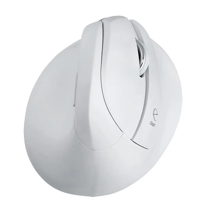 無線 静音5ボタン BlueLEDエルゴノミクスマウス ホワイト MUS-RKF169N