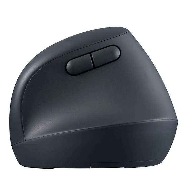 無線ミニエルゴ 静音5ボタン BlueLEDマウス ブラック MUS-RKF222BK
