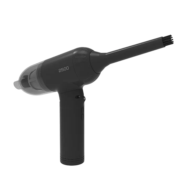 電動エアダスター クリーナー付き 充電式2500 DAD-202BK