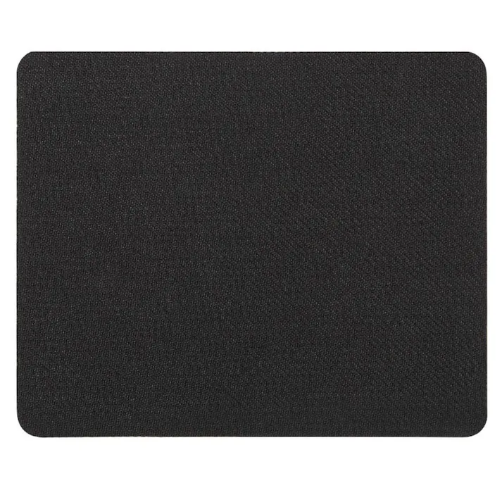 ローマ字マウスパッド ブラック クロスタイプ