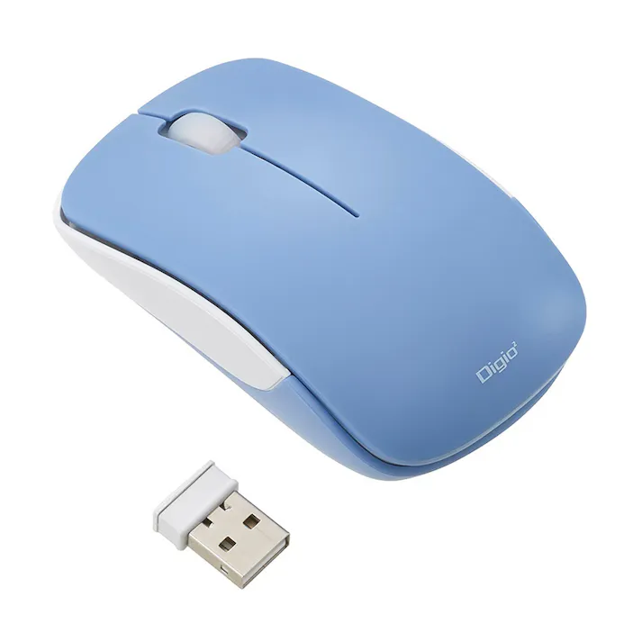 学童向けマウス 無線3ボタン ブルートゥース ブルー