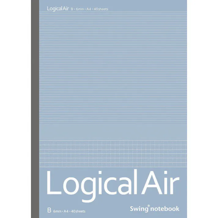 【CAINZ-DASH】ナカバヤシ ロジカル・エアーノート B罫/A4/40枚 NO-A409B【別送品】