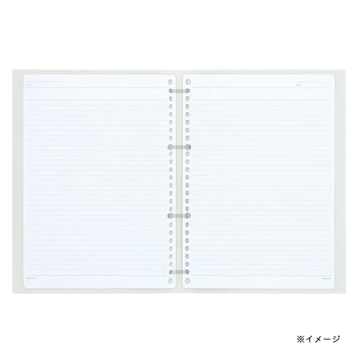 フラリーフ ロジカル・フラットバインダーノート B5 ミルキーホワイト