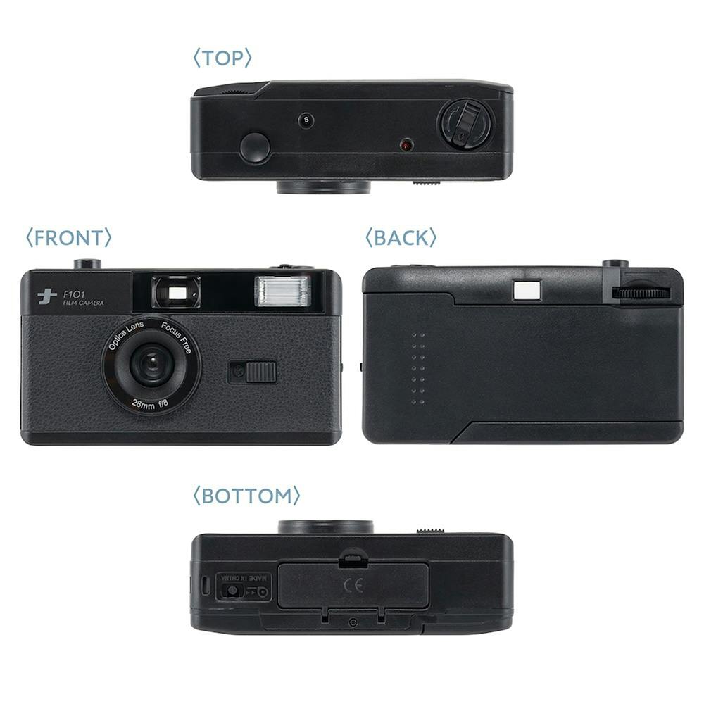 フィルムナカメラ ブラック CAM-F101BK | カメラ・双眼鏡 通販