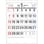 ナカバヤシ 壁掛けカレンダー2024文字月表B ボールド A3 COC-CLH-A3B-24