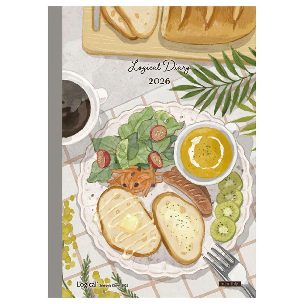 ロジカルダイアリー2026 月間 ノートタイプ A5 Home Days ブランチ シーズン手帳 ロジカルダイアリー2026 月間 ノートタイプ A5 Home Days ブランチ シーズン手帳