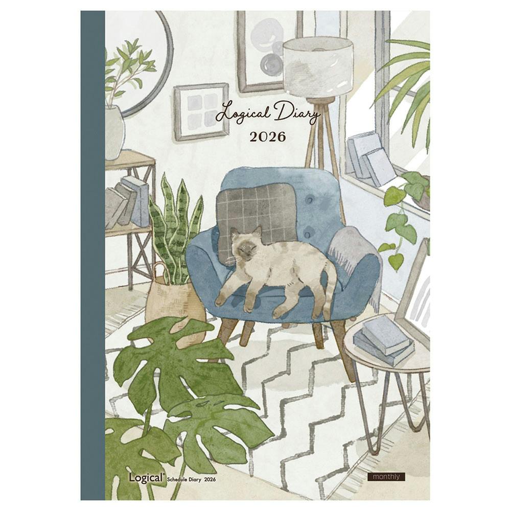 ロジカルダイアリー2026 月間 ノートタイプ A5 Home Days リビング シーズン手帳 ロジカルダイアリー2026 月間 ノートタイプ A5 Home Days リビング シーズン手帳