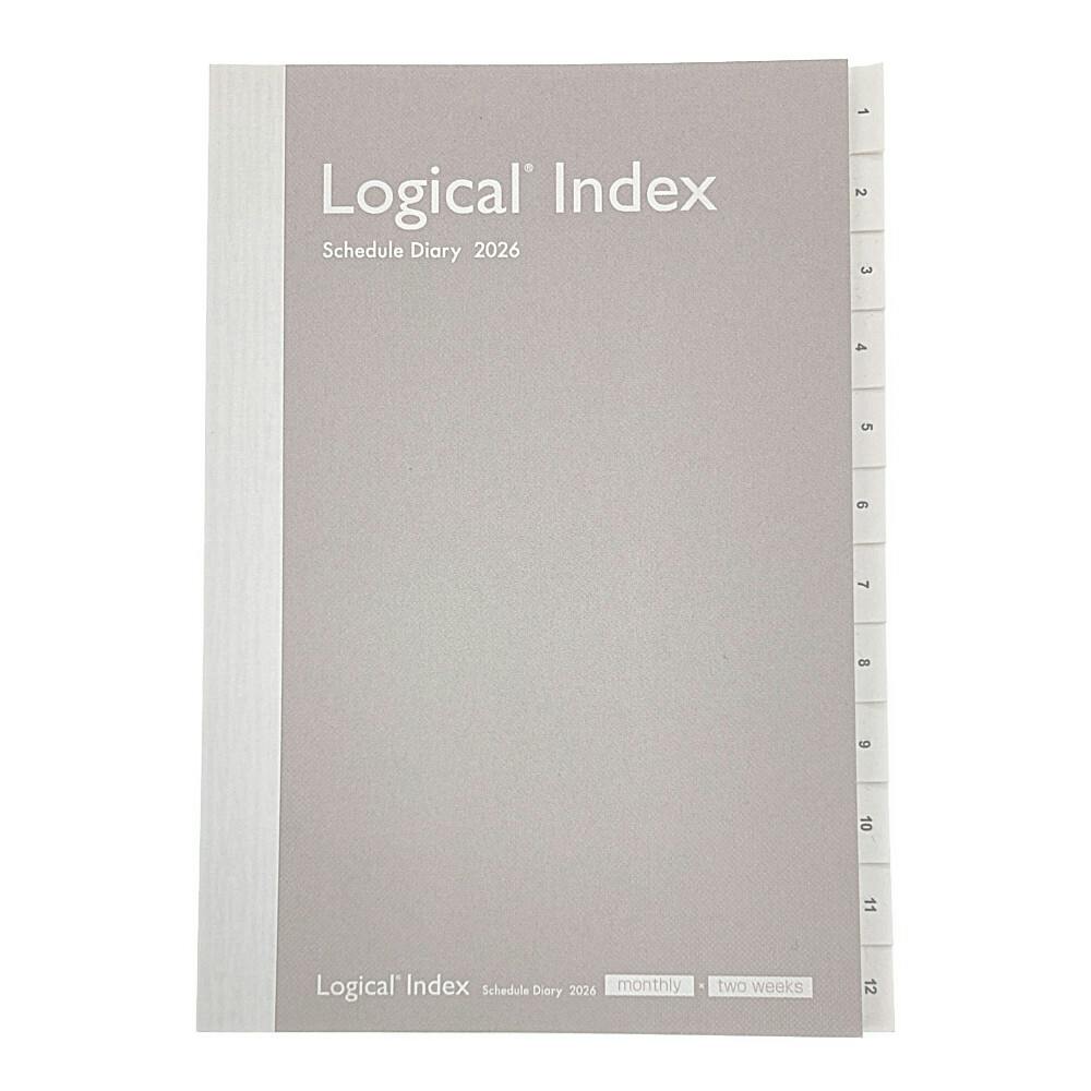 rin専用 ロジカルダイアリー2026 インデックス B6 グレー | 文房具・事務用品