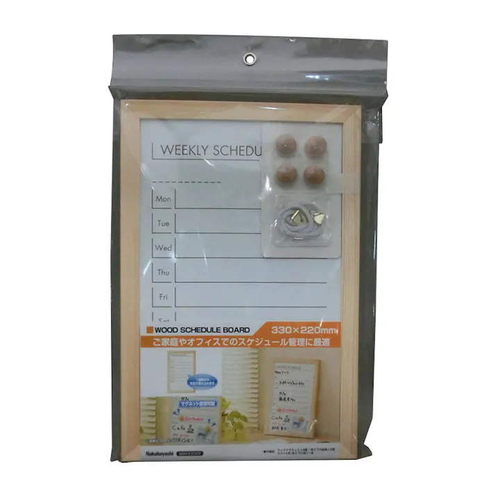 ナカバヤシ ウッドスケジュールボード 330×220mm