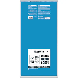【CAINZ-DASH】日本サニパック B11B 食品用シート1100角 青 B11B【別送品】