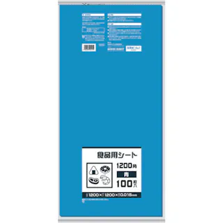 【CAINZ-DASH】日本サニパック B12B 食品用シート1200角 青 B12B【別送品】