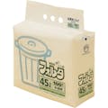 【CAINZ-DASH】日本サニパック Ｆ－４Ｈ　環優包装ゴミ袋フォルタ　４５Ｌ　白半透明　（１袋（ＰＫ）＝１００枚入） F-4H-HCL【別送品】