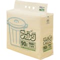 【CAINZ-DASH】日本サニパック Ｆ－９Ｈ　環優包装ゴミ袋フォルタ　９０Ｌ　白半透明　（１袋（ＰＫ）＝１００枚入） F-9H-HCL【別送品】
