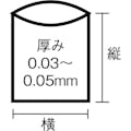 【CAINZ-DASH】日本サニパック Ｌシリーズ１００Ｌ透明　１０枚 L-87【別送品】