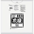 【CAINZ-DASH】日本サニパック Ｌシリーズダストカート用１３０Ｌ薄口透明　１０枚 L-88【別送品】