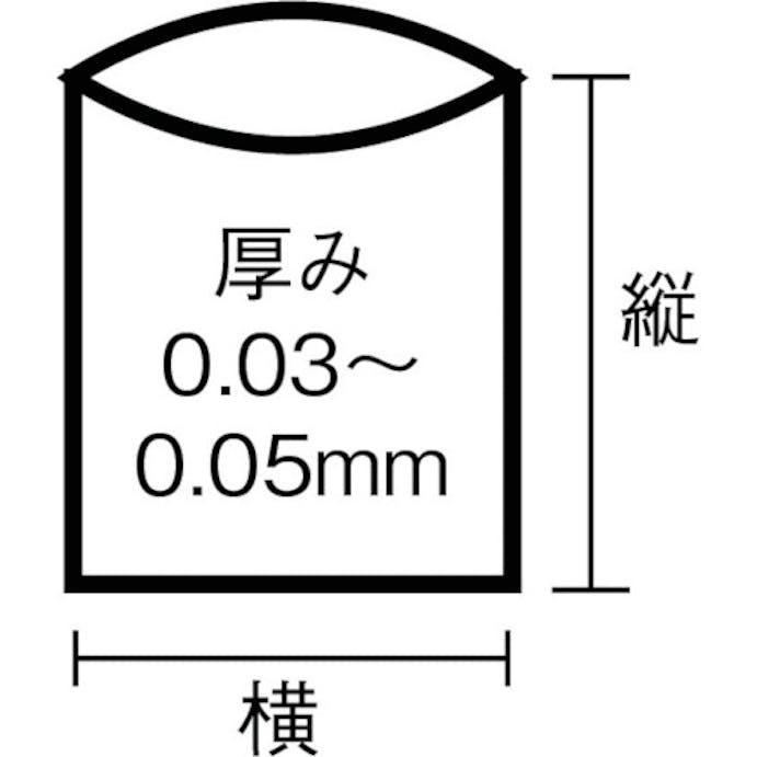 【CAINZ-DASH】日本サニパック Ｌシリーズダストカート用１５０Ｌ薄口透明　１０枚 L-89【別送品】