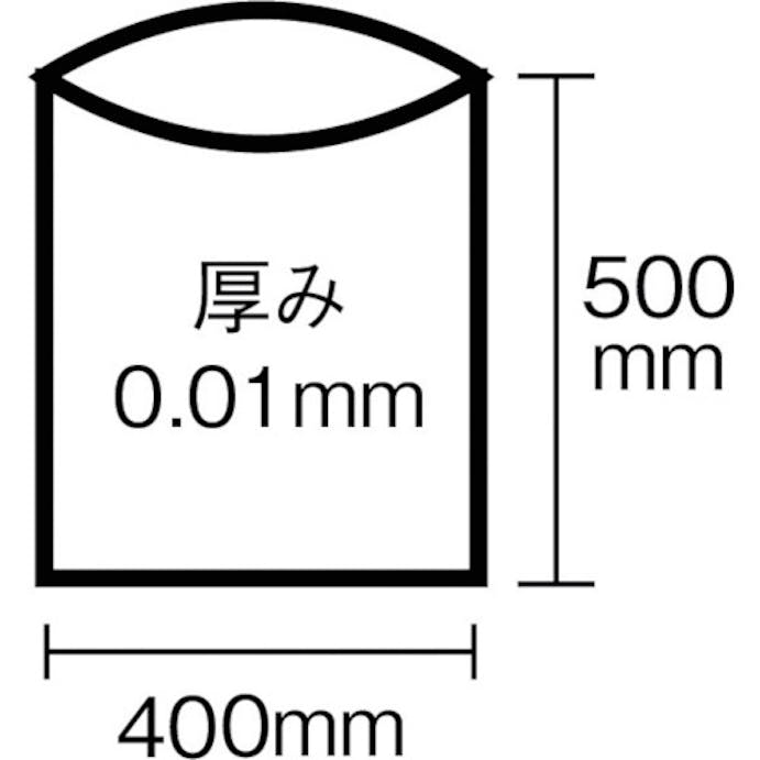 【CAINZ-DASH】日本サニパック Ｋ－１３　室内用ポリ袋　半透明　１０Ｌ　１００枚 K-13【別送品】