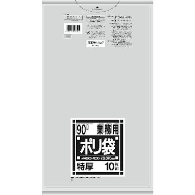 【CAINZ-DASH】日本サニパック Ｌ９８Ｇ　厚くて丈夫なポリ袋　９０Ｌ L98G【別送品】