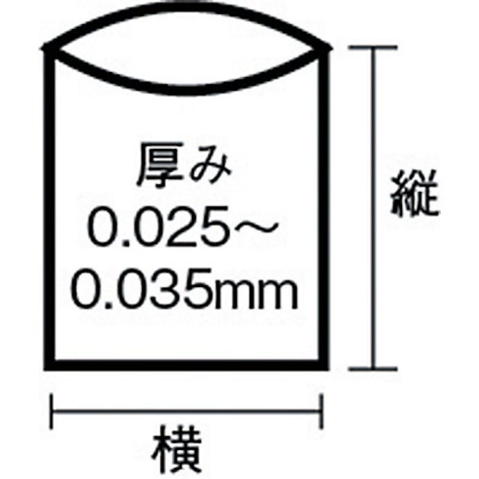 【CAINZ-DASH】日本サニパック 業務用実用本位　９０Ｌ透明 NJ93【別送品】