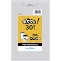 【CAINZ-DASH】日本サニパック おトクな！ペール用ゴミ袋　１５Ｌ　透明　３０枚 U18T【別送品】