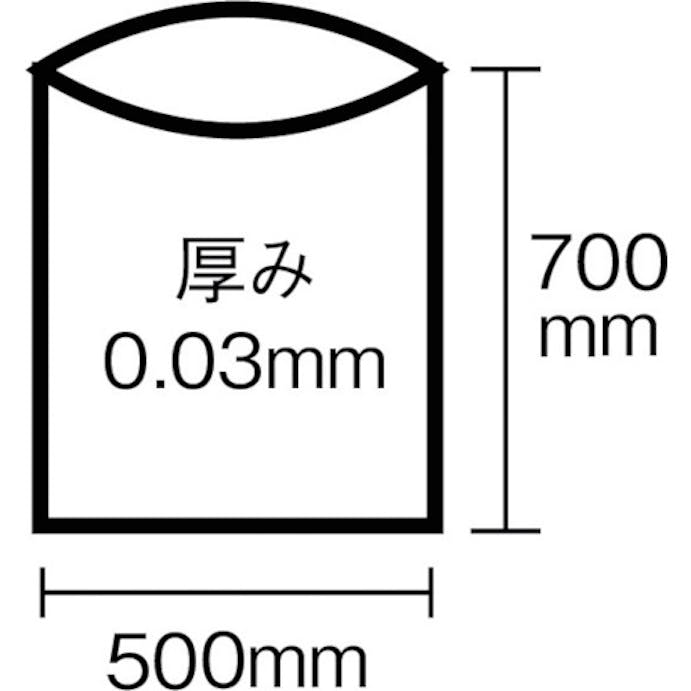 【CAINZ-DASH】日本サニパック Ｗ－３３環境クラブ３０Ｌ透明　１０枚 W-33-CL【別送品】