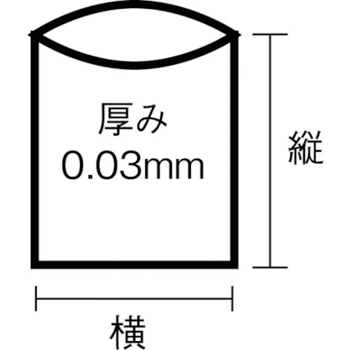 【CAINZ-DASH】日本サニパック スタンダードポリ袋11号(0.03mm) L-11【別送品】