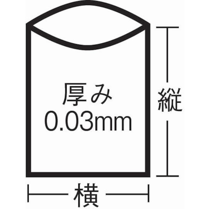 【CAINZ-DASH】日本サニパック Ｌ１０Ｈスタンダードポリ袋吊り下げタイプ（０．０３）１０号 L10H-CL【別送品】