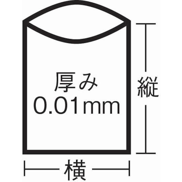 【CAINZ-DASH】日本サニパック スタンダードポリ袋吊り下げタイプ（０．０１ｍｍ）１１号　２００枚 H11H-HCL【別送品】