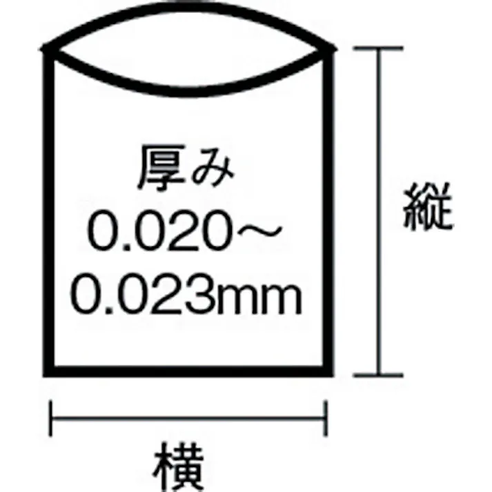 【CAINZ-DASH】日本サニパック HT72容量表記入り白半透明ゴミ袋70L 10枚 HT72-HCL【別送品】
