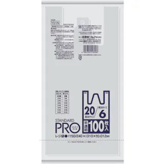 【CAINZ-DASH】日本サニパック Y-2N レジ袋半透明 (東日本12号/西日本30号) Y-2N【別送品】