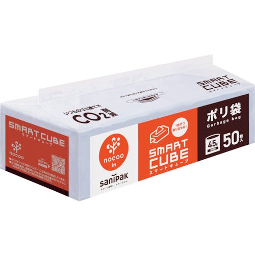 日本サニパック スマートキューブノクー45L50枚 CSC40 ゴミ袋 日本サニパック スマートキューブノクー45L50枚 CSC40 ゴミ袋