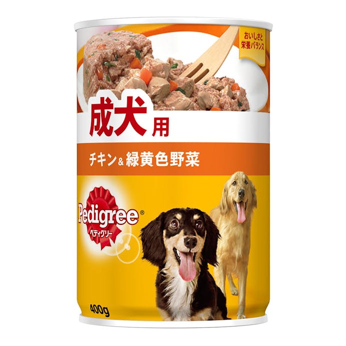 ペディグリー72チャム 成犬用 ざく切りチキン＆野菜 400g(販売終了)