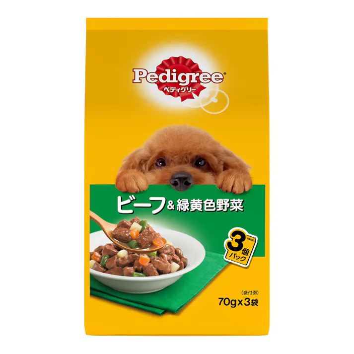 ペディグリー 115 成犬用 ビーフ&野菜 3P P115