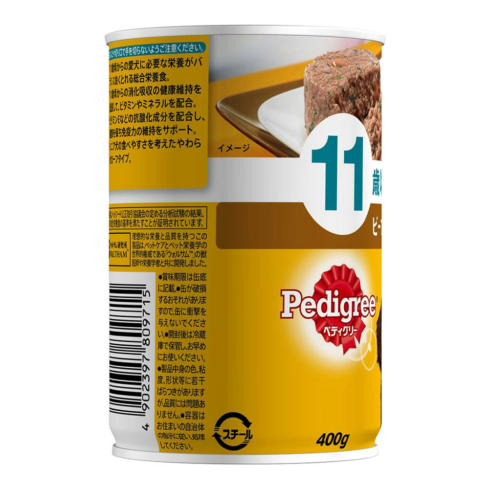 ペディグリー130 チャム 11歳からの ビーフ＆チキン＆野菜 400g | ペット用品（犬） | ホームセンター通販【カインズ】