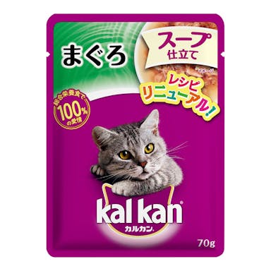 カルカン パウチ スープ仕立て 1歳からまぐろ 70g KWD6