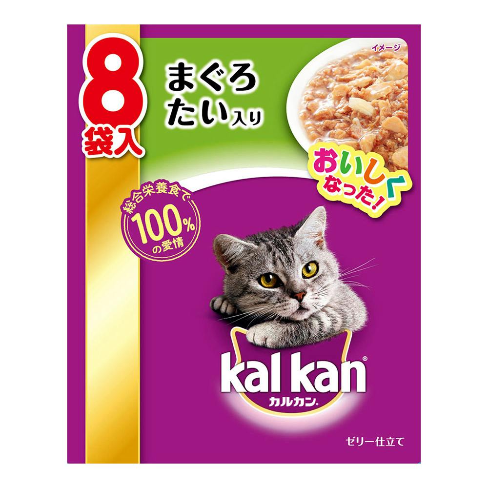 カルカン パウチ まぐろ たい入り 70g×8袋入 KMP2 | ペット用品（猫